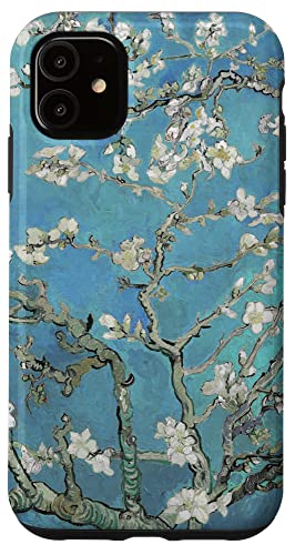 Smooth HQ iPhone 11 Hülle: Mandelblüte Van Gogh Kunst, Rückenschutzhülle mit Polycarbonat und TPU, Robuster Schutz, Mehrfarbig (Floral) von Smooth HQ