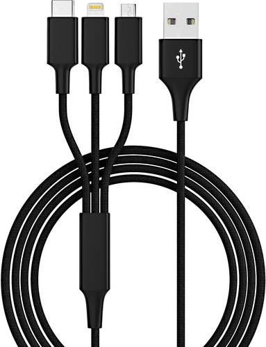 Smrter USB-Ladekabel USB 3.2 Gen1 (USB 3.0 / USB 3.1 Gen1) USB-A Stecker, USB-C® Stecker, USB-Micro von Smrter