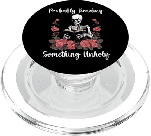 Is That Smutt Books Decor,Probably Reading Something Unholy PopSockets PopGrip für MagSafe Is That Smutt Books Decor,Probably Reading Something Unholy PopSockets PopGrip für MagSafe von Smut Reader Merchandise,Smut Reader Accessories
