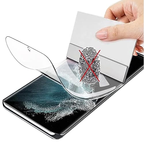 2 Stk Anti-Fingerabdruck Matte Hydrogel Film für Samsung Galaxy S21 Ultra 5G 6.8" Weiche mattierte TPU Displayschutzfolien HD Clear von Snailcanfly