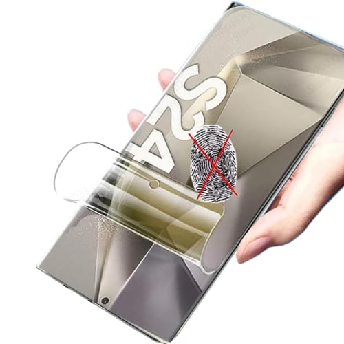 2 Stk Anti-Fingerabdruck Matte Hydrogel Film für Samsung Galaxy S24 5G 6.2" Weiche mattierte TPU Displayschutzfolien HD Clear von Snailcanfly