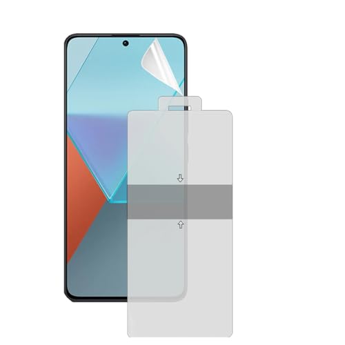 2 Stk Hydrogel Film für Xiaomi Redmi Note 13 Pro / Note13 Pro+ Plus 6.67" Hochempfindliche Schutzfolie Explosionsgeschützt Flexible Transparente TPU-Displayschutzfolien KEIN gehärtetes Glas von Snailcanfly