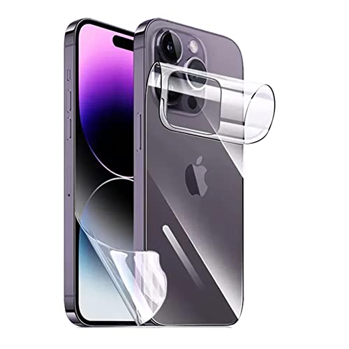 Snailcanfly 1 Set Vorder- und Rückseite Hydrogel Film für iPhone 13 Pro Max 6.7" Hochempfindliche Schutzfolie Explosionsgeschützt Flexible Transparente TPU-Displayschutzfolien von Snailcanfly