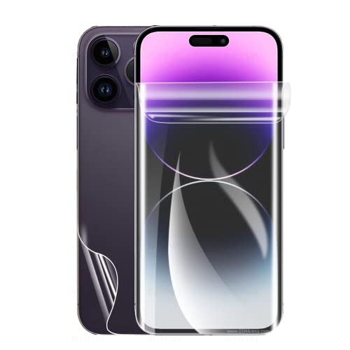 Snailcanfly 1 Set Vorder- und Rückseite Hydrogel Film für iPhone 14 Pro 6.1" Hochempfindliche Schutzfolie Explosionsgeschützt Flexible Transparente TPU-Displayschutzfolien Snailcanfly 1 Set Vorder- und Rückseite Hydrogel Film für iPhone 14 Pro 6.1" Hochempfindliche Schutzfolie Explosionsgeschützt Flexible Transparente TPU-Displayschutzfolien von Snailcanfly