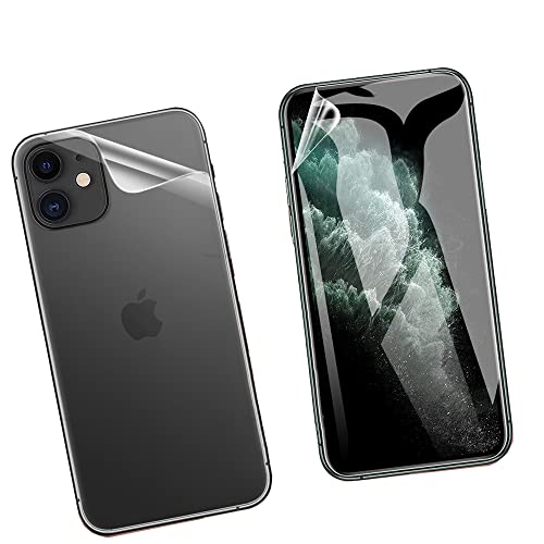 Snailcanfly 1 Set Vorder- und Rückseite Hydrogel Film für iPhone SE (2020) / SE2 4.7" Hochempfindliche Schutzfolie Explosionsgeschützt Flexible Transparente TPU-Displayschutzfolien von Snailcanfly