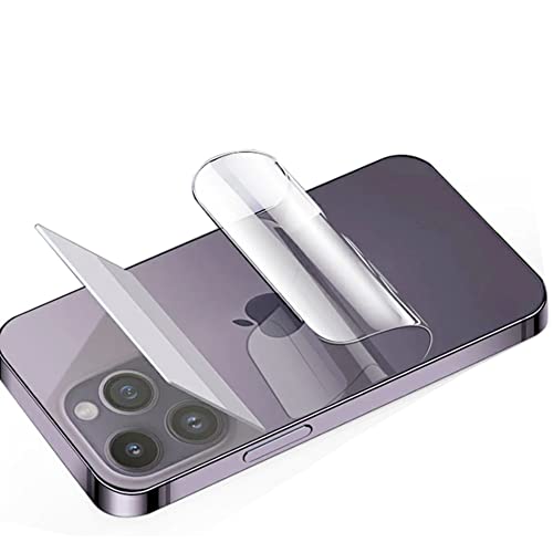 Snailcanfly 2 Stk HD Zurück Hydrogel Folie für iPhone 14 Pro Max 6.7" Hochempfindliche 3D Flexible Transparente TPU-Displayschutzfolien Film explosionsgeschützt KEIN gehärtetes Glas von Snailcanfly