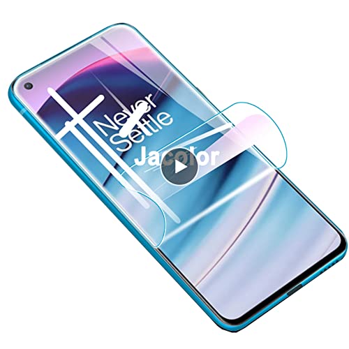 Snailcanfly 2 Stk Hydrogel Film Für OnePlus NORD (5G) 6.44inch Hochempfindliche Schutzfolie Flexible Transparente TPU-Displayschutzfolien Volle Abdeckung KEIN gehärtetes Glas von Snailcanfly