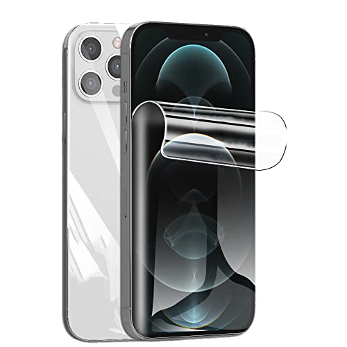 Snailcanfly 2 Stk Hydrogel Film Für iPhone 12 mini A2399 5.4inch Hochempfindliche Schutzfolie Flexible Transparente TPU-Displayschutzfolien Volle Abdeckung KEIN gehärtetes Glas von Snailcanfly