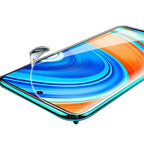 Snailcanfly Hydrogel Film 2 Stk für Xiaomi Redmi Note 9 / Redmi Note 9T 6.53inch Hochempfindliche Schutzfolie Flexible Transparente TPU-Displayschutzfolien Volle Abdeckung KEIN gehärtetes Glas von Snailcanfly