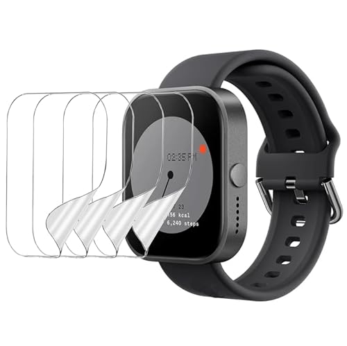 Snailcanfly Hydrogel Film 5pcs für CMF by Nothing Watch Pro 1.96" Smart Watch Transparent TPU-Folie Screen Protector Bildschirmschutz Berührungsempfindlich, HD Clear, Ultradünn, Selbstheilung von Snailcanfly