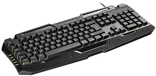 snakebyte PC KEYBOARD - USB Gaming Tastatur / 19 Tasten mit Anti-Ghosting / Rubberdome-Tasten / 10 Mio. Tastenanschläge Lebensdauer / LED-Hintergrundbeleuchtung / Gamer / Büro / QWERTZ - DE Layout snakebyte PC KEYBOARD - USB Gaming Tastatur / 19 Tasten mit Anti-Ghosting / Rubberdome-Tasten / 10 Mio. Tastenanschläge Lebensdauer / LED-Hintergrundbeleuchtung / Gamer / Büro / QWERTZ - DE Layout von Snakebyte