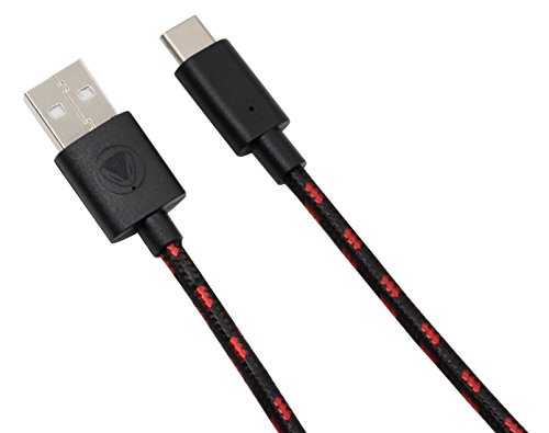 snakebyte Switch USB CHARGE:CABLE - rot/schwarz - 3m Kabellänge, USB Type-C Ladekabel für Nintendo Switch, Smartphones, Controller und Gamepads, robustes Mesh-Kabel snakebyte Switch USB CHARGE:CABLE - rot/schwarz - 3m Kabellänge, USB Type-C Ladekabel für Nintendo Switch, Smartphones, Controller und Gamepads, robustes Mesh-Kabel von Snakebyte
