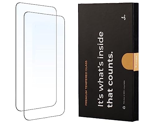 Snakehive Panzerglas Displayschutz für Apple iPhone 15 | Hochwertige Handy-Displayschutzfolien | Schlagschutz, splitterfrei, kratzfest, einfache blasenfreie Installation - 2er Pack von Snakehive