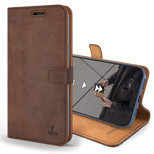 Snakehive iPhone 12 Pro Hülle Leder | Stylische Handyhülle mit Kartenhalter & Standfuß | Handyhülle Schutzhülle & Lederhülle Kompatibel mit Apple iPhone 12 Pro - Braun Snakehive iPhone 12 Pro Hülle Leder | Stylische Handyhülle mit Kartenhalter & Standfuß | Handyhülle Schutzhülle & Lederhülle Kompatibel mit Apple iPhone 12 Pro - Braun von Snakehive