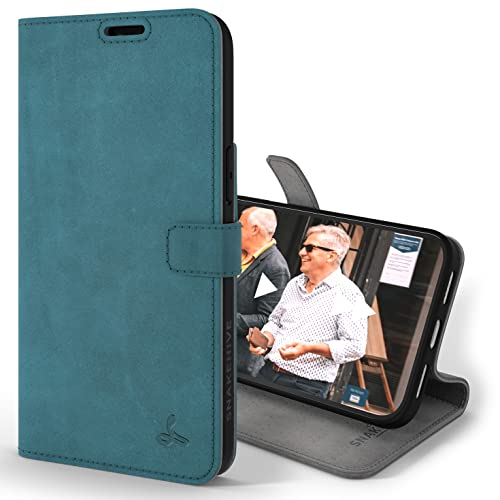 Snakehive iPhone 14 Pro Max Hülle Leder | Stylische Handyhülle mit Kartenhalter & Standfuß | Handyhülle Schutzhülle & Lederhülle Kompatibel mit Apple iPhone 14 Pro Max - Türkis Snakehive iPhone 14 Pro Max Hülle Leder | Stylische Handyhülle mit Kartenhalter & Standfuß | Handyhülle Schutzhülle & Lederhülle Kompatibel mit Apple iPhone 14 Pro Max - Türkis von Snakehive
