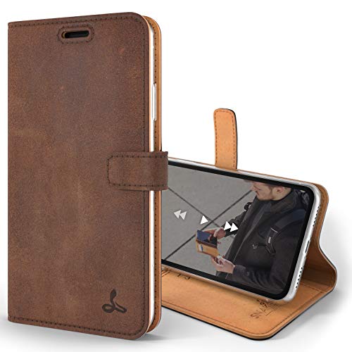 Snakehive iPhone XR Hülle Leder | Stylische Handyhülle mit Kartenhalter & Standfuß | Handyhülle Schutzhülle & Lederhülle Kompatibel mit Apple iPhone XR - Braun Snakehive iPhone XR Hülle Leder | Stylische Handyhülle mit Kartenhalter & Standfuß | Handyhülle Schutzhülle & Lederhülle Kompatibel mit Apple iPhone XR - Braun von Snakehive