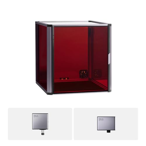 Snapmaker 3-in-1-Add-ons für Artisan 3D-Drucker, einschließlich Artisan-Gehäuse, 200-W-CNC-Modul, 40-W-Lasermodul (Premium-3-in-1-Add-ons für Artisan 3DP) von Snapmaker