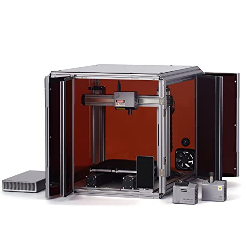 Snapmaker 3D Drucker, 3D-Druck&Lasergravur&CNC 3-in-1 3D-Drucker, 230 * 250 * 235mm Arbeitsbereich, 3D Drucker Auto Nivellierung, mit gehäuse, Resume-Druckfunktion, Noise Reduction (A250T Bundle) von Snapmaker