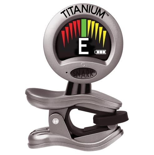 Snark ST-8T Titan wiederaufladbares Clip-On-Tuner | Super enge chromatische Stimmung, 360° drehbares HD-Display, Rauschunterdrückung, USB-Aufladung von Snark