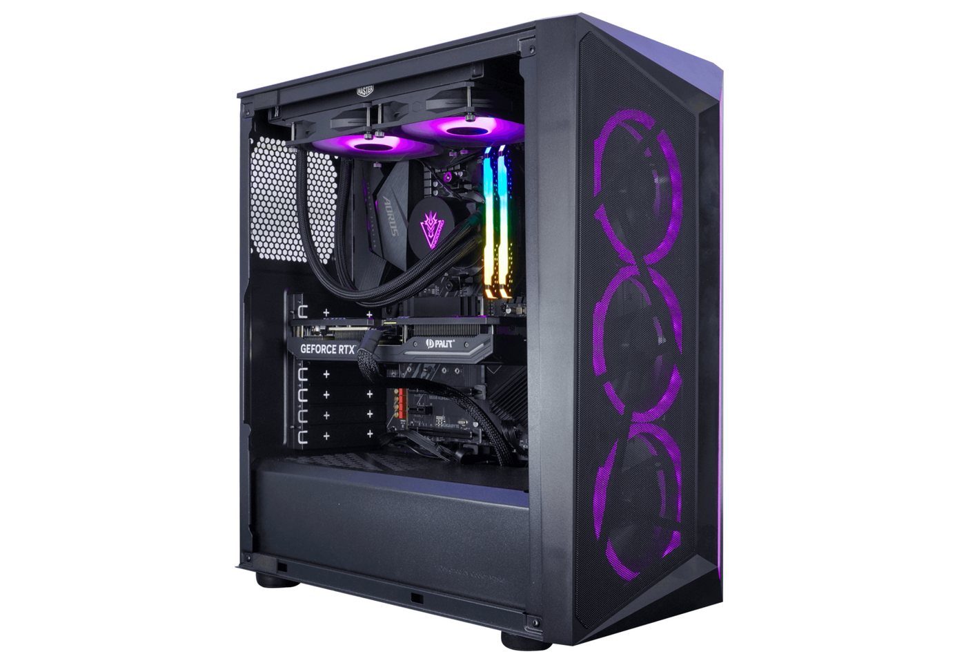 Snogard GamingLine R7-5800X 16GB RTX4070S 1TB-M2 W11H Gaming-PC (AMD Ryzen 7 5800X, RTX 4070 Super, Wasserkühlung, Windows 11, DDR4, 16GB 3200MHz, PCIe 4.0 NVMe SSD) von Snogard