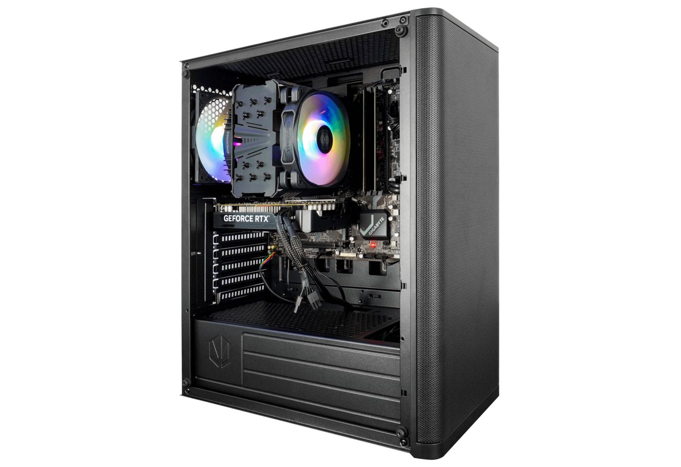 Snogard GamingLine i5-13400F 16GB RTX4060 1TB-M2 W11H Gaming-PC (Intel Core i5 13400F, RTX 4060, Luftkühlung, Windows 11, DDR4, 16GB 3200MHz, 1TB, PCIe 4.0 NVMe SSD) von Snogard