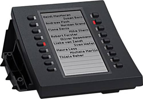 SNOM D3 Systemtelefon Erweiterungsmodul Schwarz von Snom