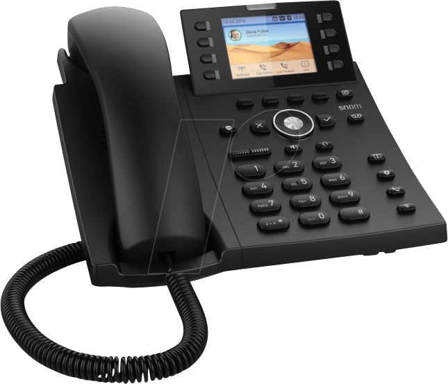 SNOM D335 - VoIP Telefon, schnurgebunden, schwarz von Snom