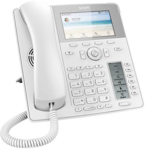 SNOM D785 Desk Telephone weiss Schnurgebundenes Telefon, VoIP Bluetooth, PoE Farbdisplay Weiß SNOM D785 Desk Telephone weiss Schnurgebundenes Telefon, VoIP Bluetooth, PoE Farbdisplay Weiß von Snom