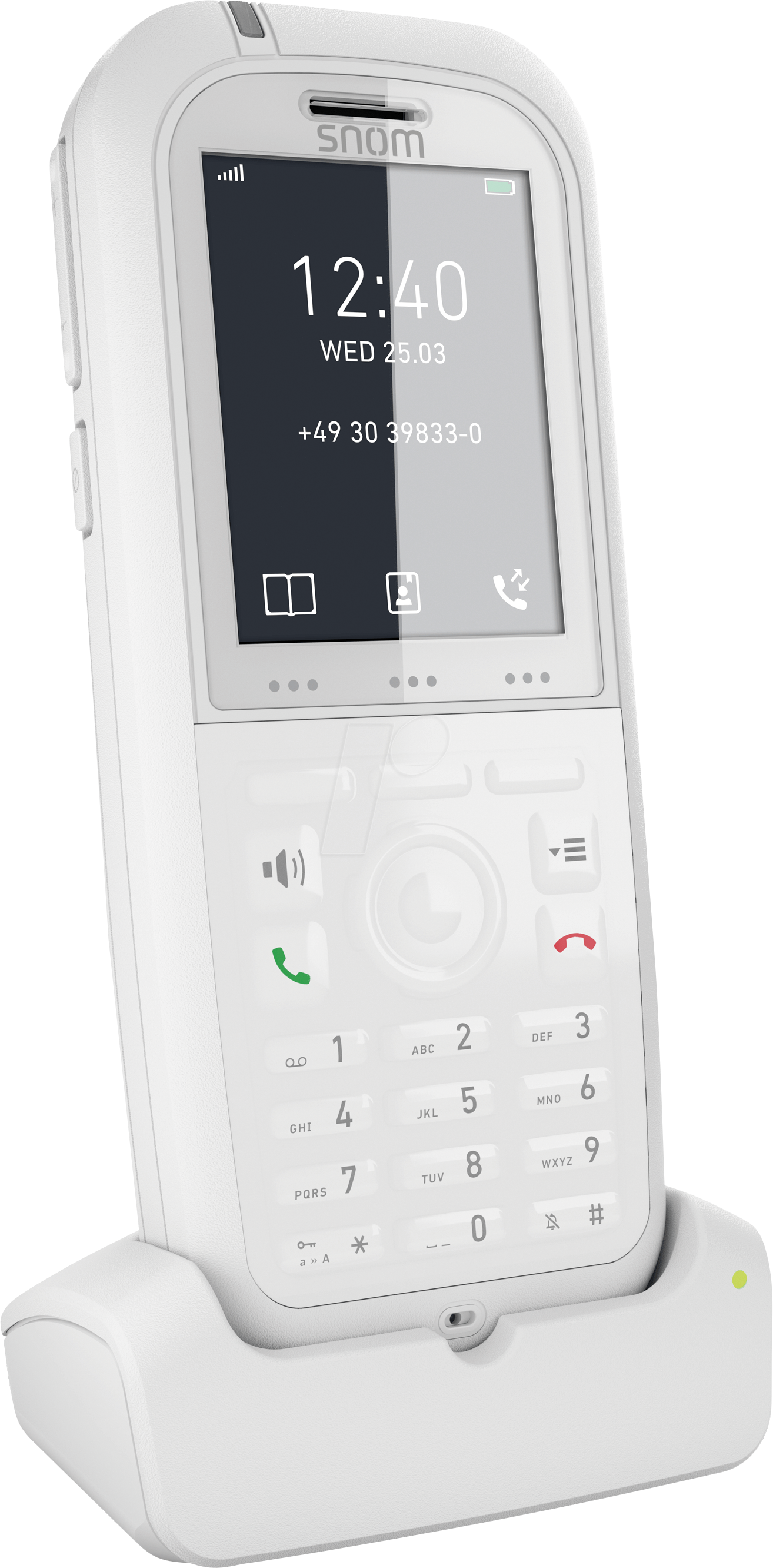 SNOM M90 - Robustes und antibakterielles DECT Mobilteil von Snom