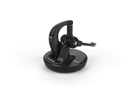 Snom A150 Micro Headset (HD-Audio, DECT mit großer Reichweite bis zu 50 m, ultraleichtes Design, Benachrichtigungs- und Statusanzeige, bis zu 6/35 Stunden Gespräch / Standby), 00004388 von Snom