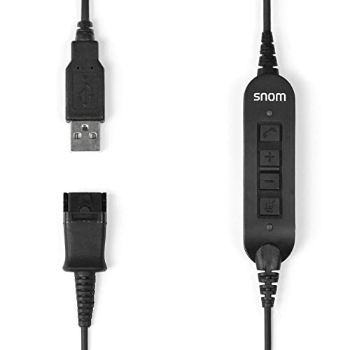 Snom ACUSB USB-Adapterkabel verbindet A100M / D-Headsets mit allen Snom-Festnetztelefonen mit USB-Anschlüssen,00004343 von Snom