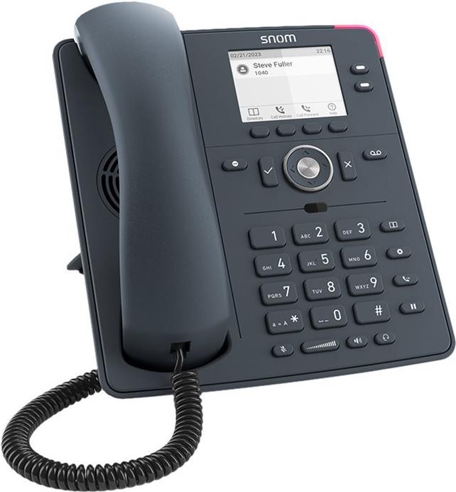 Snom D150 - IP-Telefon - Grau - Kabelgebundenes Mobilteil - Tisch/Wand - Linux - 2 Zeilen (00004652) von Snom