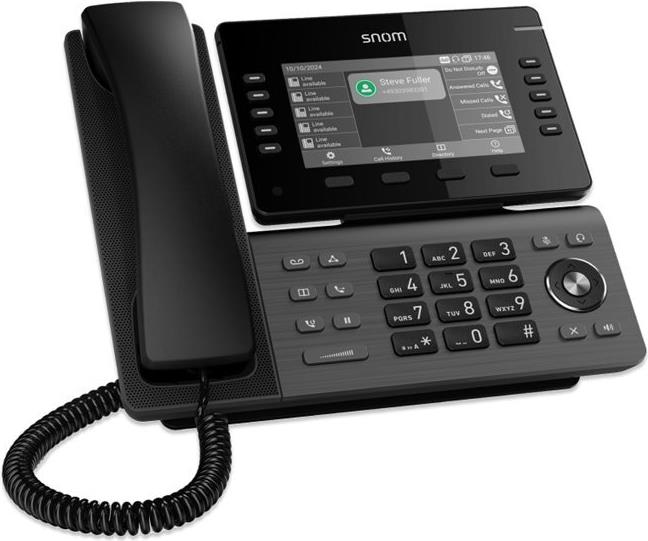 Snom D815 VOIP Telefon SIP o. Netzteil - VoIP-Telefon - Voice-Over-IP (4691) von Snom
