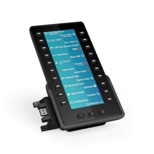 Snom D8C Erweiterungsmodul für D8xx Festnetztelefone - 6,8 TFT-Farbdisplay mit 60 programmierbaren Tasten - USB Plug-and-Play für schnurloses Telefonmanagement im Büro Snom D8C Erweiterungsmodul für D8xx Festnetztelefone - 6,8 TFT-Farbdisplay mit 60 programmierbaren Tasten - USB Plug-and-Play für schnurloses Telefonmanagement im Büro von Snom