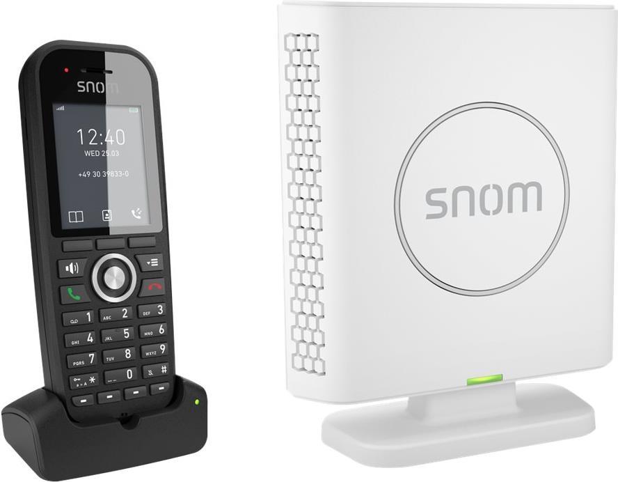 Snom M430 Bundle EU (M400 DECT Basis + M30 Mobilteil) (4589) von Snom