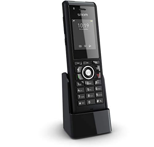 Snom M85 Industrial DECT-Mobilteil (2 “176 x 220 px TFT, Alarmschlüssel, 3,5-mm-Headset-Buchse, Vibrationsalarm, beleuchtete Tasten, IP65, Bluetooth), Schwarz, 00004189 von Snom