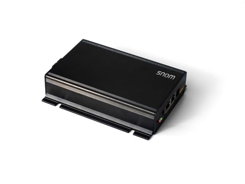Snom PA1+ SIP-basiertes Durchsagesystem durch Erstellen eines Anrufs vom Telefon, 6,5-Watt-Class-D-Verstärker, Broadcasts über SIP und Multicast, 3 Jahre Herstellergarantie, 00004602 von Snom