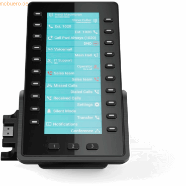 Snom snom D8C Farb-USB-Erweiterungsmodul für D8xx-Telefone Snom snom D8C Farb-USB-Erweiterungsmodul für D8xx-Telefone von Snom