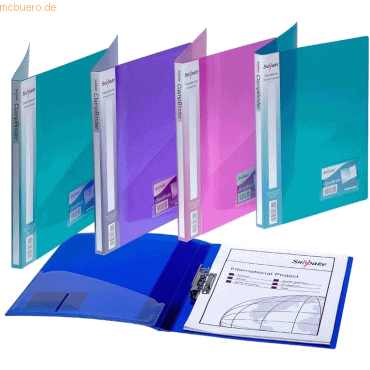 10 x Snopake Klemmhebelmappe electra A4 PP bis 100 Blatt farbig sortie 10 x Snopake Klemmhebelmappe electra A4 PP bis 100 Blatt farbig sortie von Snopake