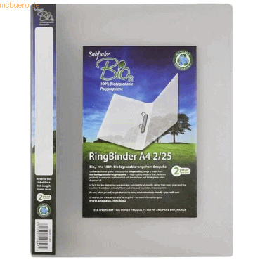 10 x Snopake Ringbuch Bio2 A4 2 Ringe 25 mm farblos 10 x Snopake Ringbuch Bio2 A4 2 Ringe 25 mm farblos von Snopake