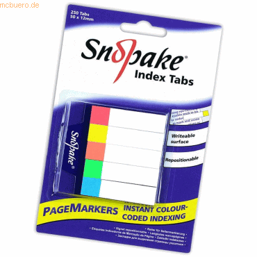 12 x Snopake Index-Beschriftungsschilder 50x12mm 250 Schildchen farbig 12 x Snopake Index-Beschriftungsschilder 50x12mm 250 Schildchen farbig von Snopake