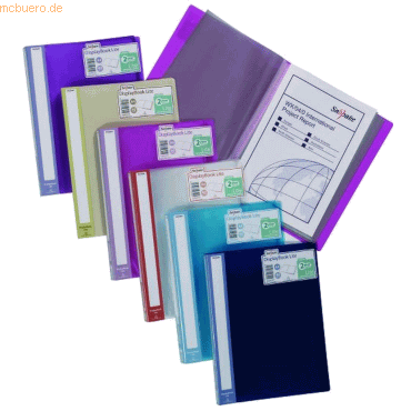 12 x Snopake Sichtbuch Lite A4 40 Hüllen/80 Seiten A4 farbig sortiert 12 x Snopake Sichtbuch Lite A4 40 Hüllen/80 Seiten A4 farbig sortiert von Snopake