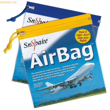 25 x Snopake Dokumententasche Zippa AirBag 20x20cm transparent/farbig 25 x Snopake Dokumententasche Zippa AirBag 20x20cm transparent/farbig von Snopake