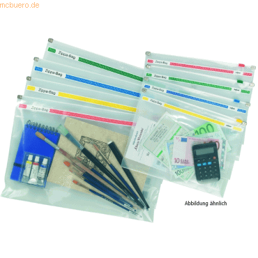 25 x Snopake Dokumententasche Zippa Bag A4+ farbig sortiert 25 x Snopake Dokumententasche Zippa Bag A4+ farbig sortiert von Snopake