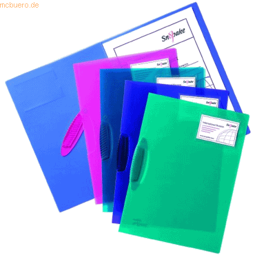 5 x Snopake Cliphefter SwingFile bis 30 Blatt A4 electra farbig sortie 5 x Snopake Cliphefter SwingFile bis 30 Blatt A4 electra farbig sortie von Snopake
