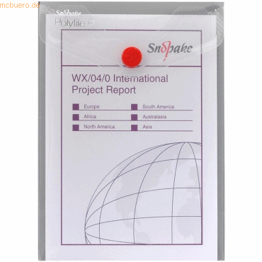 5 x Snopake Dokumententasche P A6 Hochformat farblos 5 x Snopake Dokumententasche P A6 Hochformat farblos von Snopake