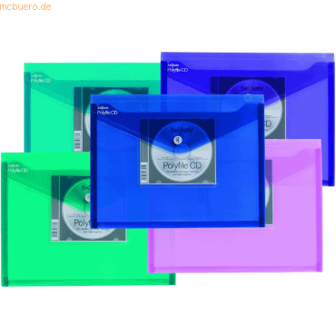 5 x Snopake Dokumententasche mit CD-Tasche A4 electra farbig sortiert 5 x Snopake Dokumententasche mit CD-Tasche A4 electra farbig sortiert von Snopake