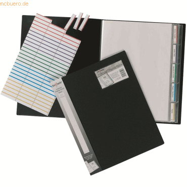 5 x Snopake Sichtbuch mit Index A4 40 Hüllen/80 Seiten schwarz 5 x Snopake Sichtbuch mit Index A4 40 Hüllen/80 Seiten schwarz von Snopake
