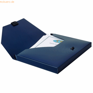 Snopake Dokumentenbox electra A4 25mm blau Snopake Dokumentenbox electra A4 25mm blau von Snopake