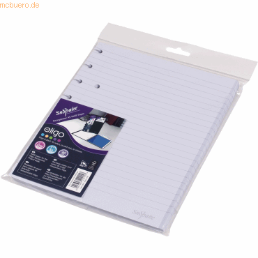 Snopake Refill für Eligo ReOrganiser A5 80g/qm liniert VE=150 BLatt Snopake Refill für Eligo ReOrganiser A5 80g/qm liniert VE=150 BLatt von Snopake